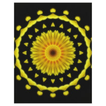 Large Yellow Wildflower Kaleidoscope Art 2 letterhead