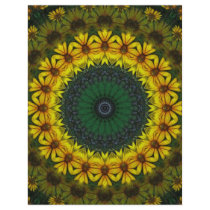 Large Yellow Wildflower Kaleidoscope Art 4 letterhead