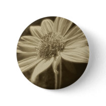Large Yellow Wildflowers 2 Antiqued buttons