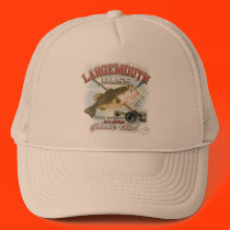 largemouth bass back hats