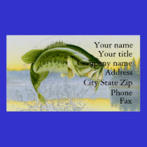 Largemouth Bass Business Card business cards