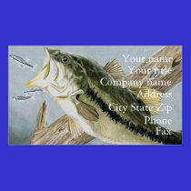 Largemouth Bass Business Card business cards