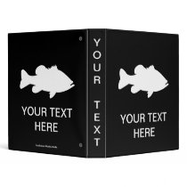 LARGEMOUTH BASS - CUSTOMIZABLE 3 RING BINDER