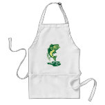 Largemouth Bass fish jumping Aprons