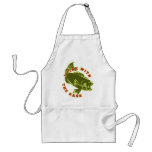largemouth bass fish jumping aprons