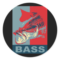 Largemouth Bass Iconized stickers