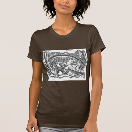 Largemouth Bass in the cattails Tees