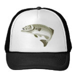 largemouth bass jumping retro hats