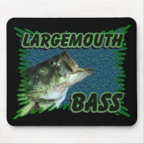 Largemouth Bass mousepads by DIGEPIX Largemouth Bass mousepads