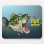 LargeMouth Bass Mouse Mats