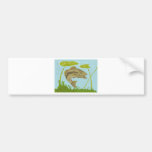 largemouth bass underwater bumper sticker