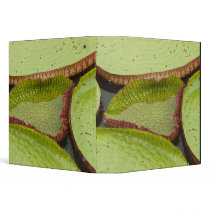 Largest lily, the Giant Amazon Water Lily Vinyl Binder
