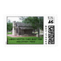 LARKIN NEWTON CABIN BUILT 1848MIDLOTH... postage