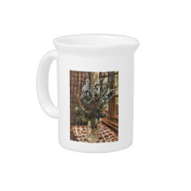 Larkspur by Lovis Corinth Drink Pitcher