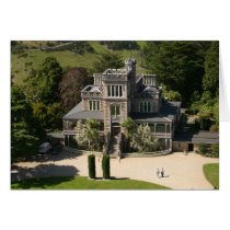 Larnach Castle, Dunedin, New Zealand - aerial Cards