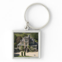 Larnach Castle, Dunedin, New Zealand - aerial Key Chain