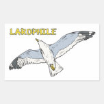 Larophile Rectangle Sticker