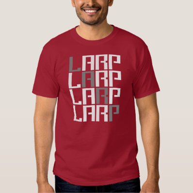 LARP - Live Action Role Play - Linkrot Nerd Gear Tee Shirt