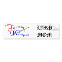 LARP Mom Bumber Sticker bumper stickers