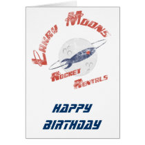 Larry Moon birthday Card cards