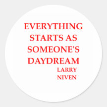 larry niven quote sticker