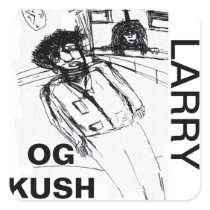 LARRY OG KUSH STICKERS