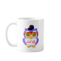 Larry the Owl (Love Me) Mugs