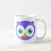 Larry the Purple Owl (Original) Mug