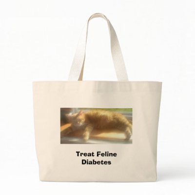 LarrySunning, Treat Feline Diabetes Canvas Bag