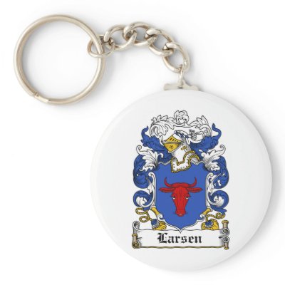Larsen Family Crest Keychains