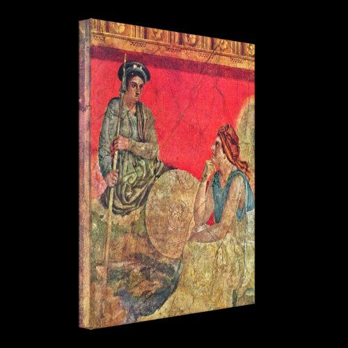 Lart pompier - Antigonus and mother Detail Canvas Prints