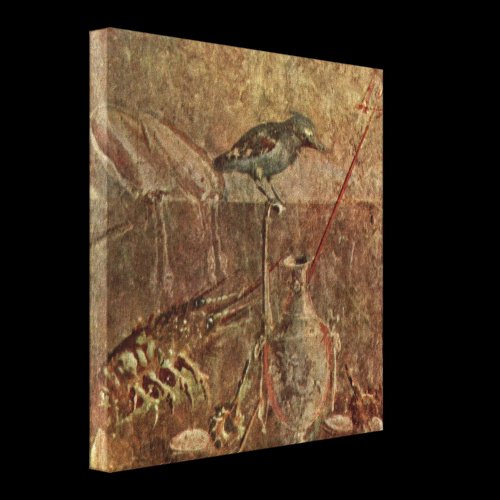 Lart pompier - Pompeian fresco Canvas Print