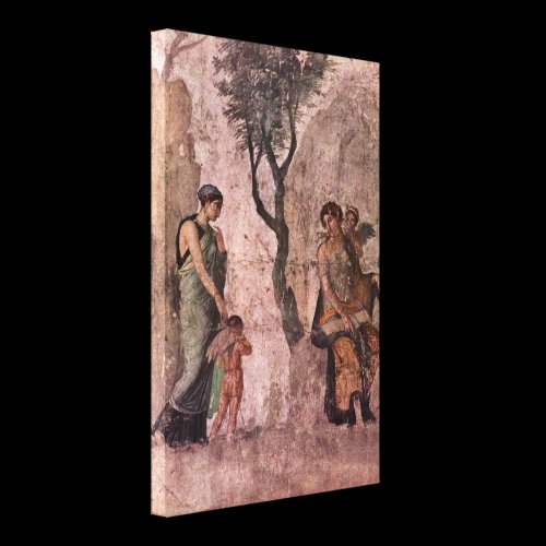 Lart pompier - The Cupid punished Canvas Print