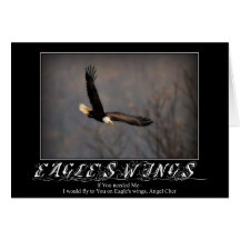 Las alas de Eagle Felicitacion