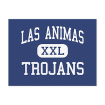 Las Animas - Trojans - High - Las Animas Colorado Postcards