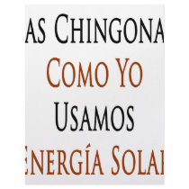 Las Chingonas Como Yo Usamos Energia Solar Letterhead