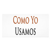 Las Chingonas Como Yo Usamos Energia Solar Custom Photo Card