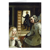 Las Meninas or The Family of Philip IV, c.1656 2 Greeting Cards