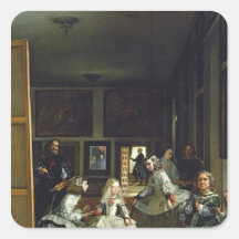 Las Meninas or The Family of Philip IV, c.1656 2 Stickers