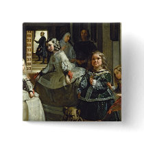 Las Meninas or The Family of Philip IV, c.1656 Pinback Button
