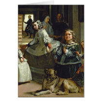 Las Meninas or The Family of Philip IV, c.1656 Card