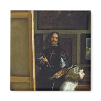 Las Meninas or The Family of Philip IV, c.1656 Fridge Magnet