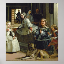 Las Meninas or The Family of Philip IV, c.1656 Posters