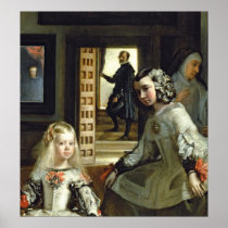 Las Meninas or The Family of Philip IV, c.1656 Print