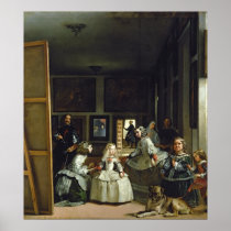 Las Meninas or The Family of Philip IV, c.1656 Posters