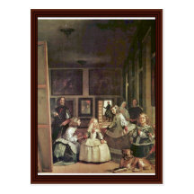 Las Meninas (Self Portrait With The Royal Family) Post Card