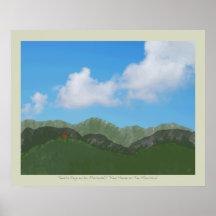 Las Montañas del en de Casita Roja Posters