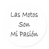 las motos son mi pasion stickers