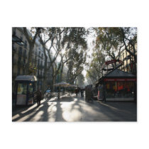 Las Ramblas, Barcelona, postcard by ashleyd04 Las Ramblas, Barcelona, postcard
