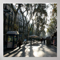 Las Ramblas, Barcelona Posters